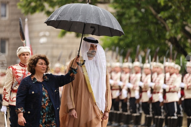 Посланик на Обединените арабски емирства - акредитивни писма - връчване