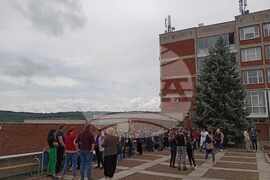 Велико Търново - протест във Великотърновския университет