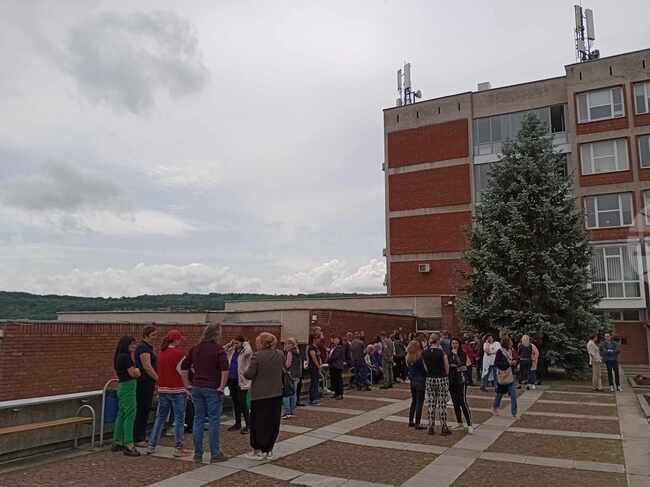 Велико Търново - протест във Великотърновския университет