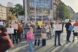 Протест срещу промените в движението в центъра на София
