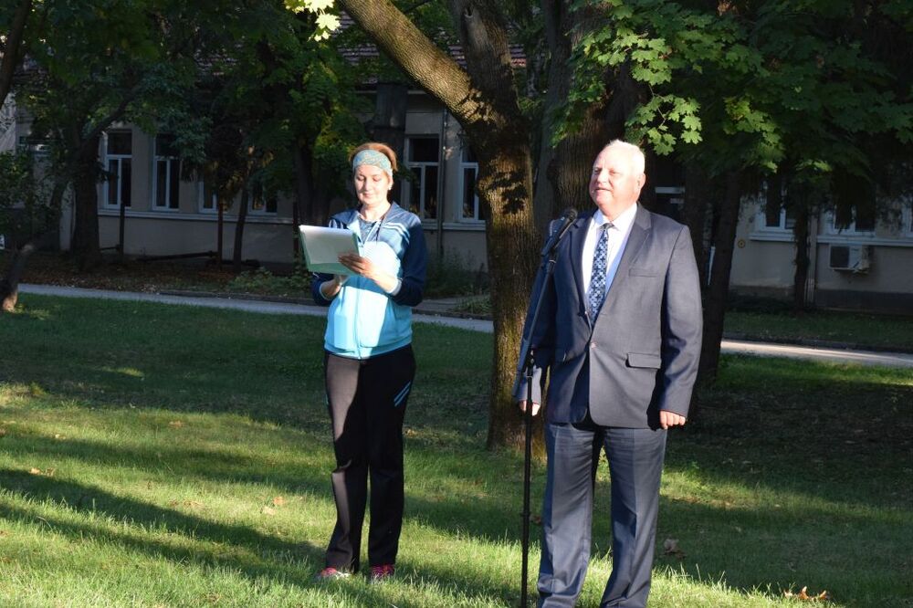 Демонстрация по стрелба с лък в Ботаническата градина на Русенския университет