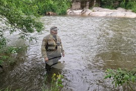 Смолян - река Черна - зарибяване