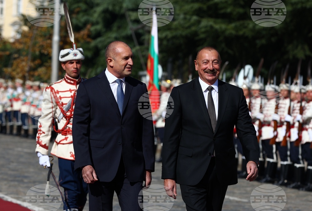 Румен Радев - Илхам Алиев - официално посрещане