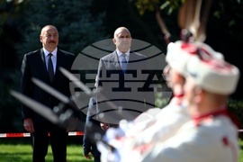 Румен Радев - Илхам Алиев - официално посрещане