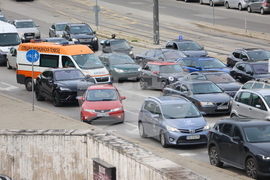 Автомобили  - задръстване