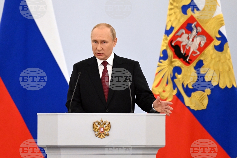 Владимир Путин: Жителите на Донбас, Херсонска и Запорожка област стават руснаци завинаги