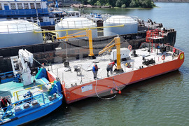 Русе - учение - нефтен разлив - симулация