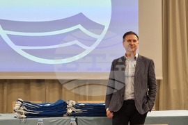 Албена  - церемония по връчване на "Син флаг"