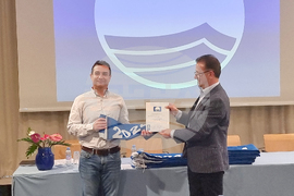 Албена  - церемония по връчване на "Син флаг"