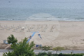 Албена  - церемония по връчване на "Син флаг"