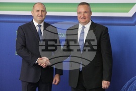Междусистемна газова връзка - въвеждане в експлоатация - президент - ръководители на делегации - посрещане - Николае Чука