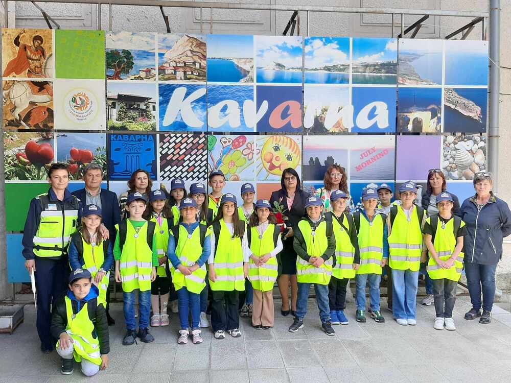 Община Каварна посрещна Детското полицейско управление