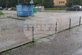 Градушка и дъжд