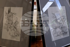 Италия - Румен Радев - откриване на изложба "Атон в рисунки и фотографии"