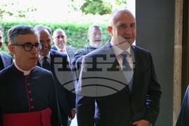 Италия - Румен Радев - откриване на изложба "Атон в рисунки и фотографии"