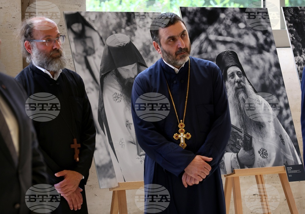 Италия - Румен Радев - откриване на изложба "Атон в рисунки и фотографии"