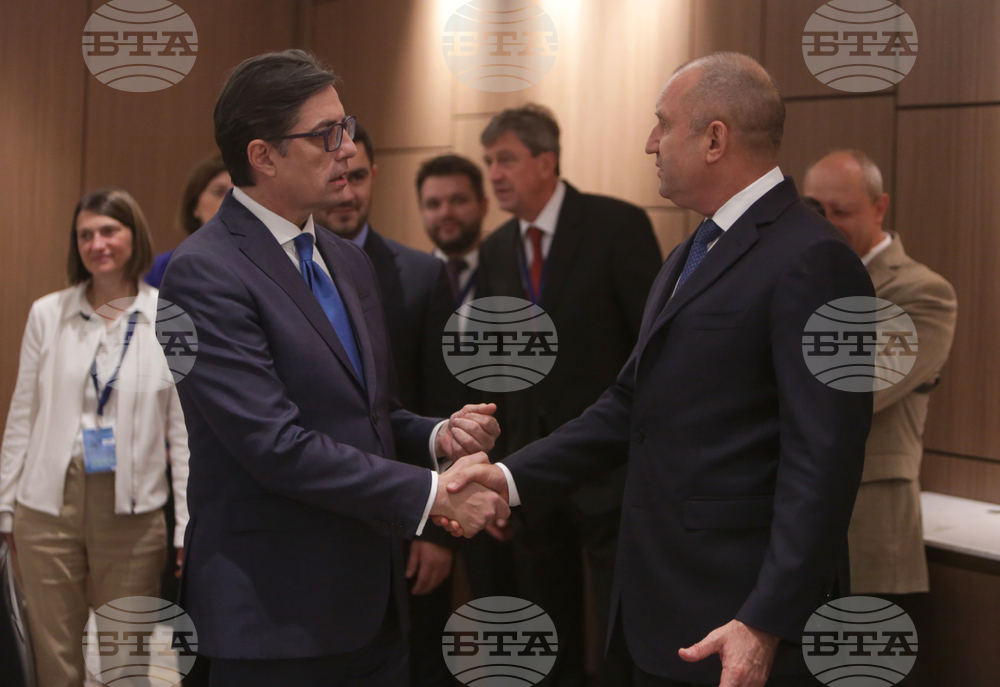 Румен Радев - Стево Пендаровски - среща