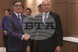 Румен Радев - Стево Пендаровски - среща