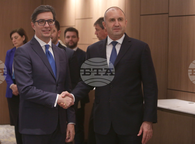 Румен Радев - Стево Пендаровски - среща