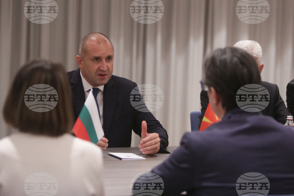 Румен Радев - Стево Пендаровски - среща