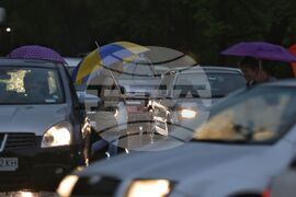 Дъжд - задръстване