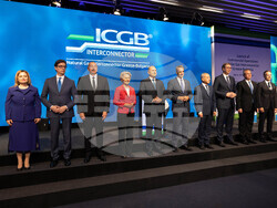 Снимка: Прессекретариат - Президентът Румен Радев на церемонията по официалното въвеждане в експлоатация на междусистемната газова връзка Гърция-България - IGB.