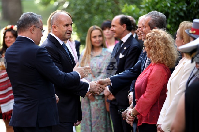 Италия - Румен Радев - прием в българското посолство