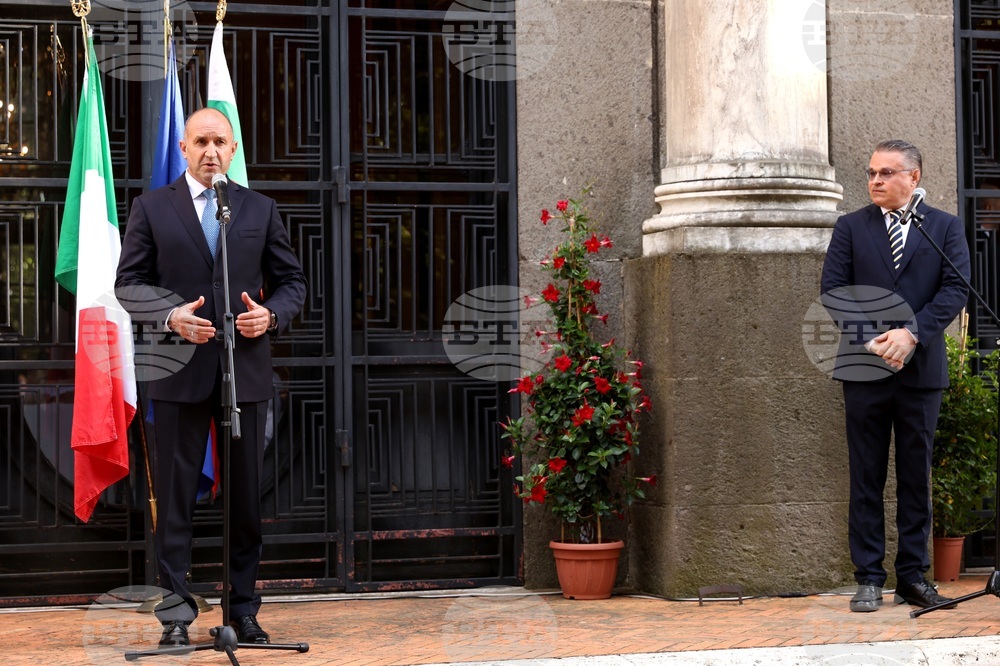 Италия - Румен Радев - прием в българското посолство