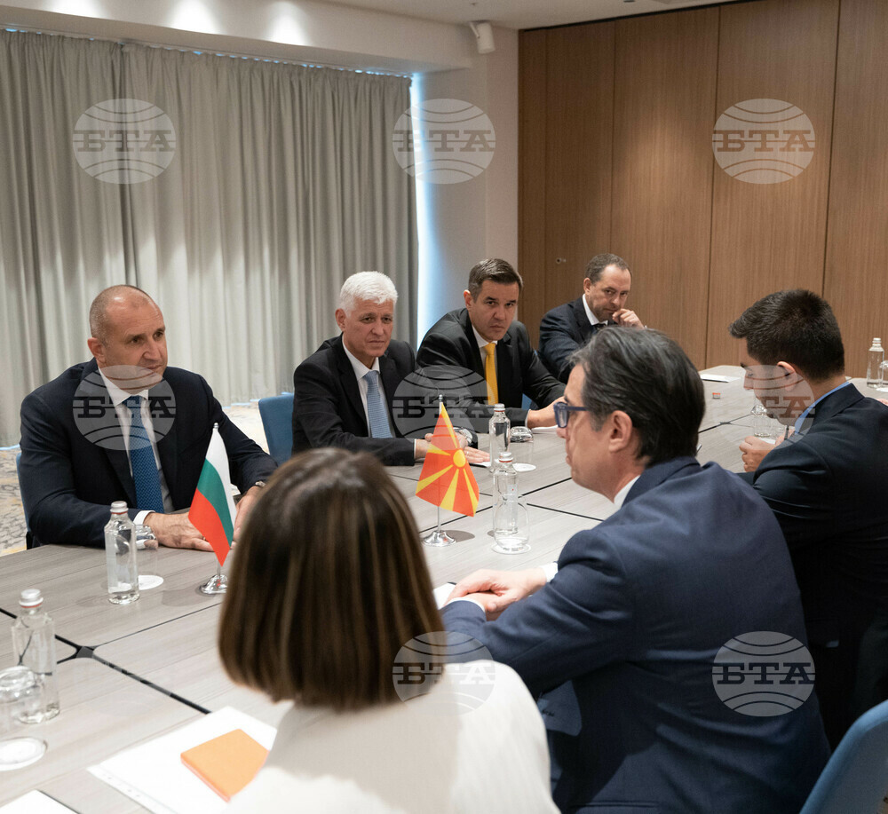 Президентите Румен Радев и Стево Пендаровски обсъдиха възможностите за по-активно партньорство на България и РСМ в енергетиката