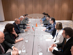 Снимка: Прессекретариат - Президентите Румен Радев и Стево Пендаровски обсъдиха възможностите за по-активно партньорство на България и Република Северна Македония в областта на енергетиката.