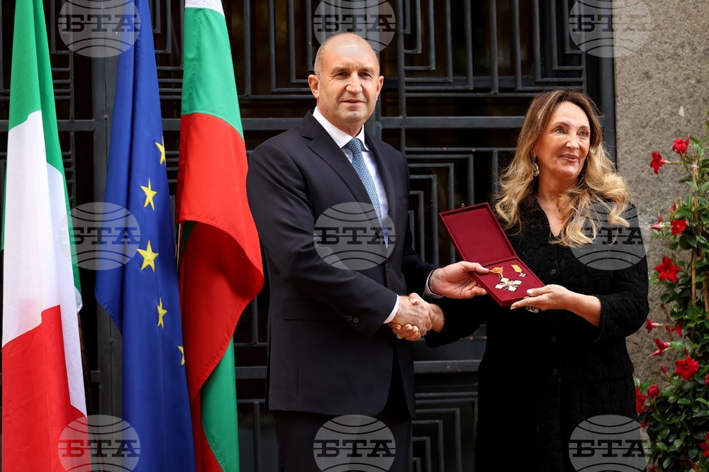 Италия - Румен Радев - прием в българското посолство