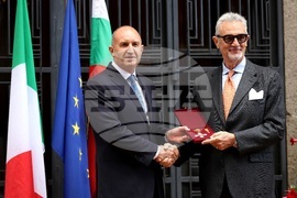 Италия - Румен Радев - прием в българското посолство