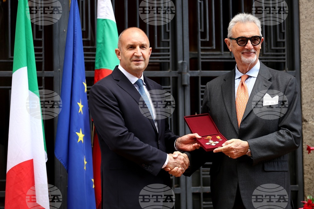 Италия - Румен Радев - прием в българското посолство