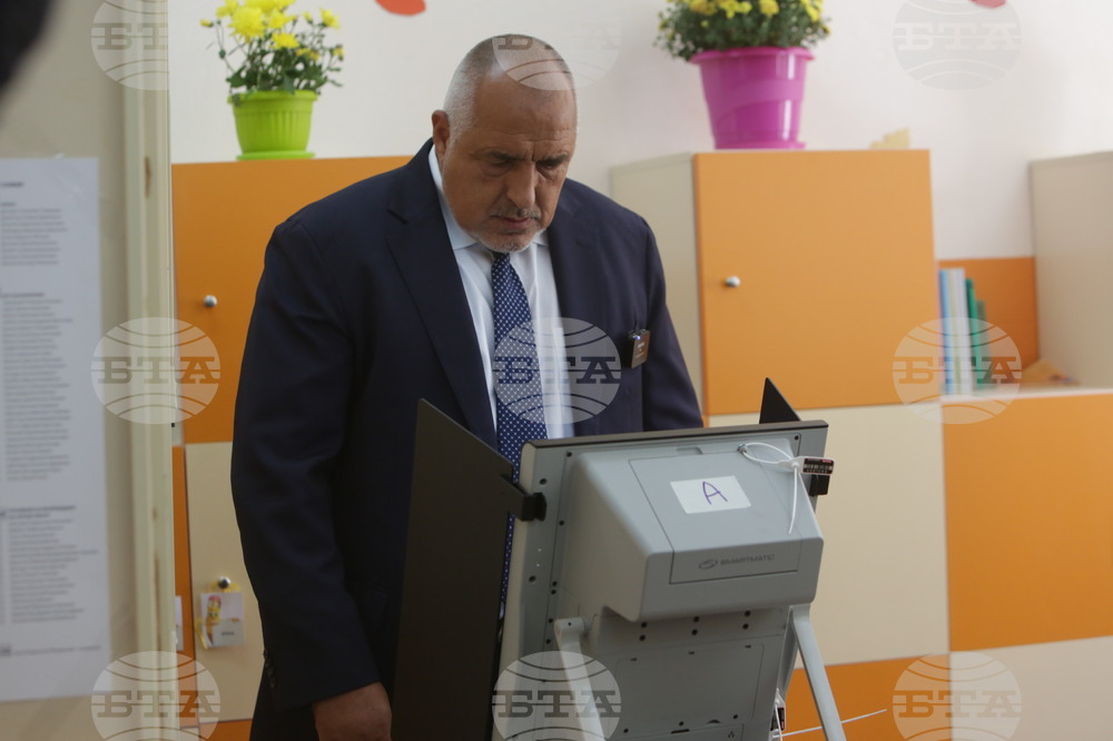 Парламентарни избори - гласуване - Бойко Борисов