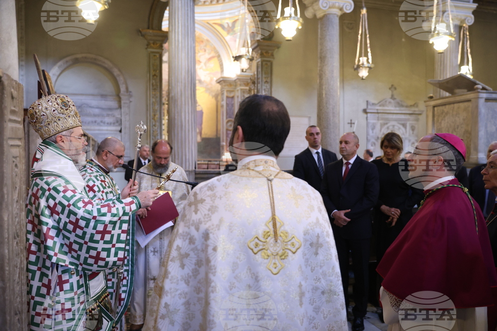 Италия - Румен Радев - базилика „Сан Клементе“
