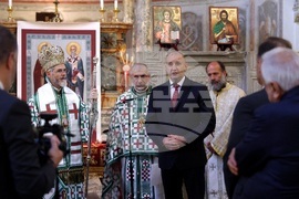 Италия - Румен Радев - базилика „Сан Клементе“