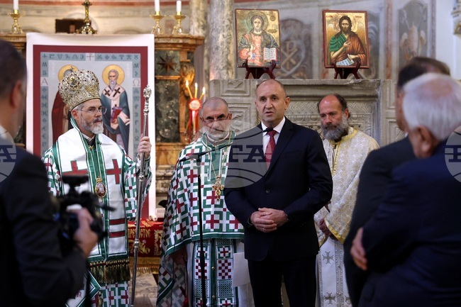 Италия - Румен Радев - базилика „Сан Клементе“