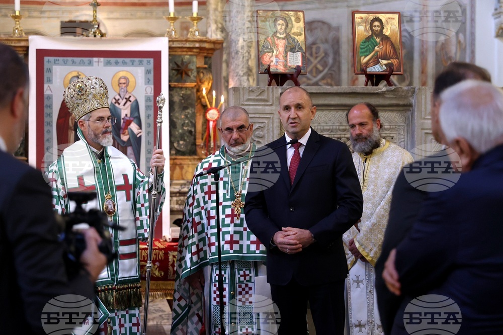 Италия - Румен Радев - базилика „Сан Клементе“