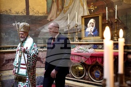 Италия - Румен Радев - базилика „Сан Клементе“