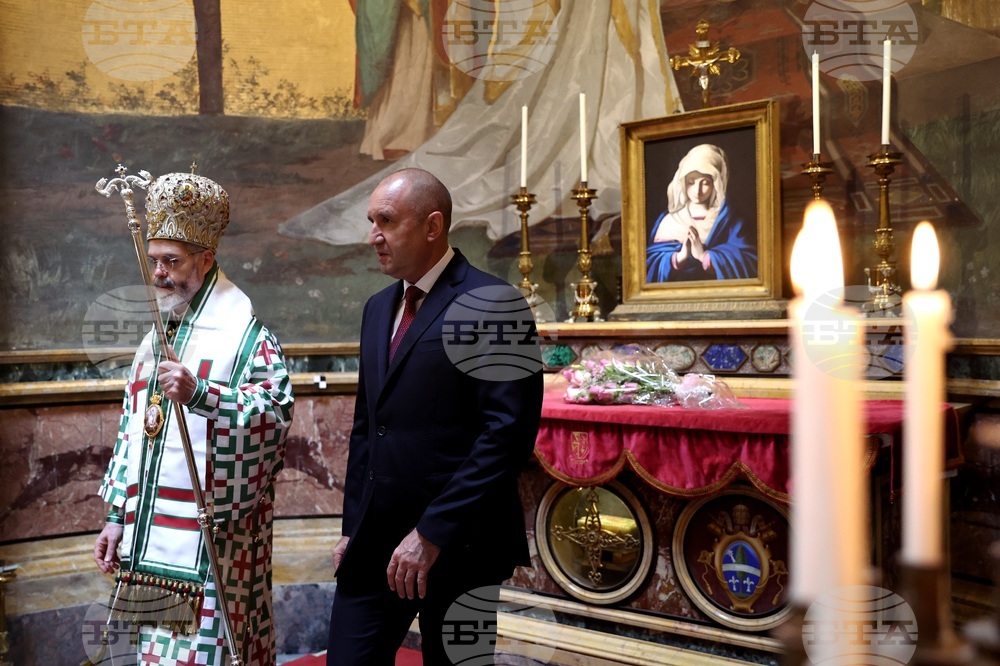 Италия - Румен Радев - базилика „Сан Клементе“