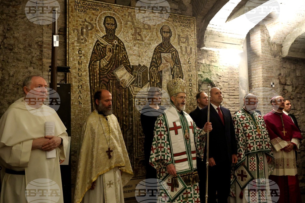 Италия - Румен Радев - базилика „Сан Клементе“