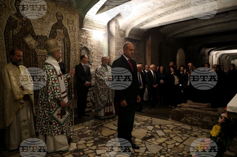 Италия - Румен Радев - базилика „Сан Клементе“