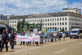 Протест - „СТОП на беззаконието по пътищата“ - автошестие