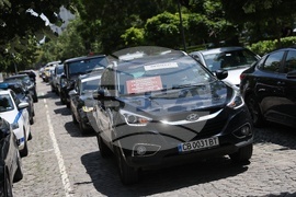 Столична община - транспорт - протест