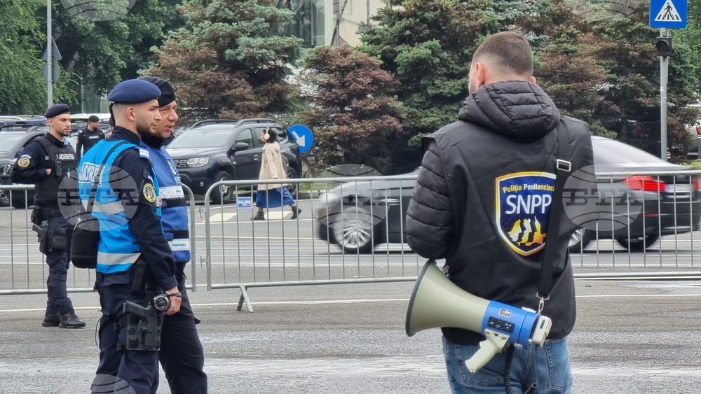 Румъния - държавни служители - протест