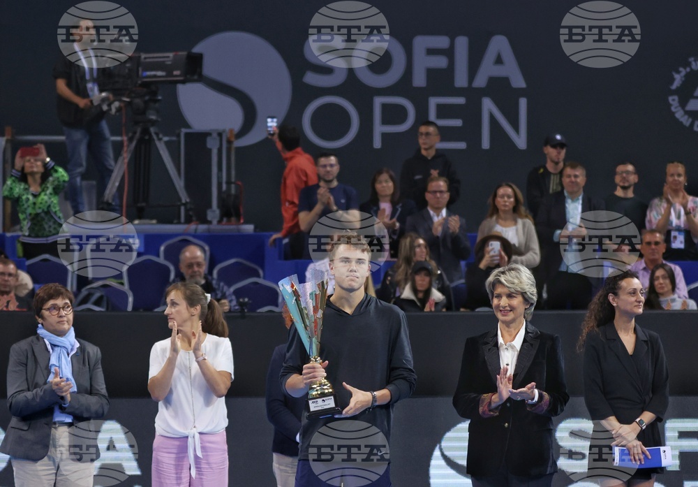 Тенис - Sofia Open 2022 - финал - награждаване
