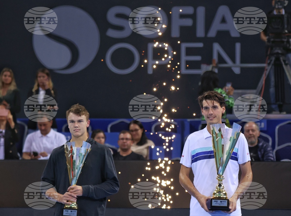 Тенис - Sofia Open 2022 - финал - награждаване