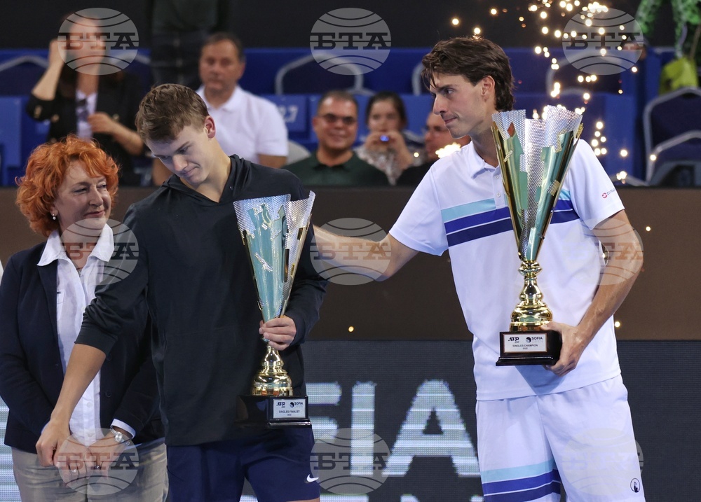 Тенис - Sofia Open 2022 - финал - награждаване