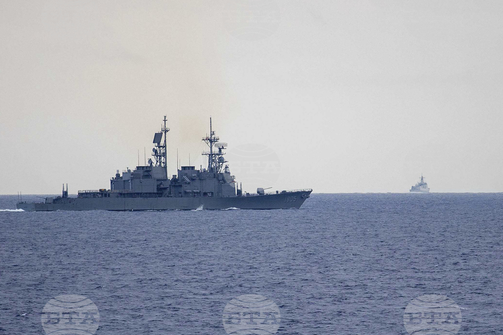 Четири китайски кораба са навлезли в тайвански териториални води, съобщи Тайпе