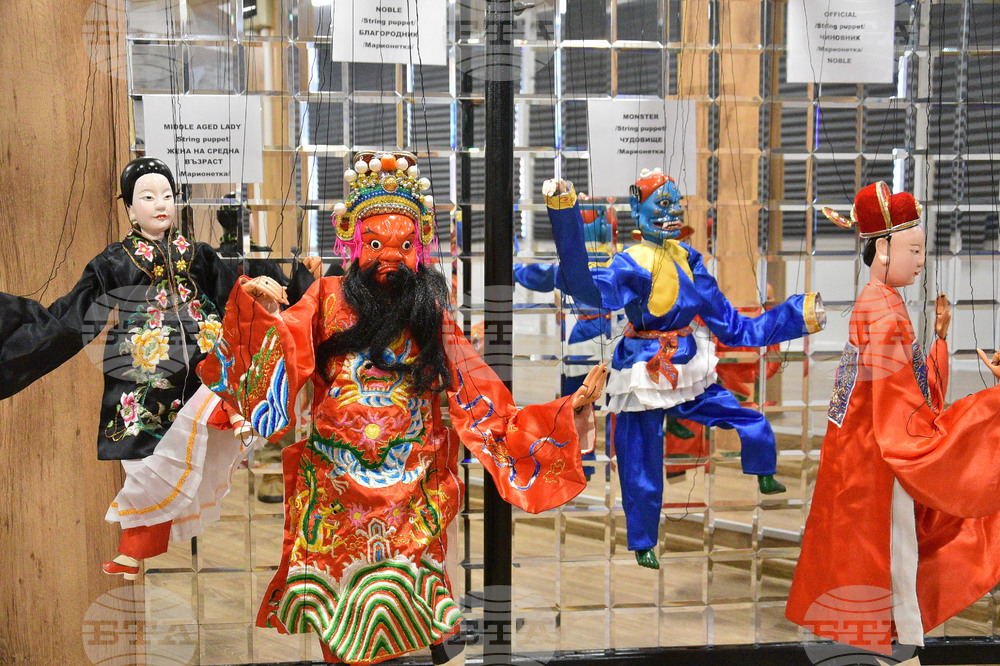 Hand-made Puppets from China Displayed at Golden Dolphin Festival in Varna